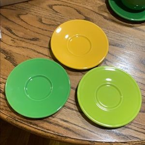 3 Homer Laughlin Saucers
